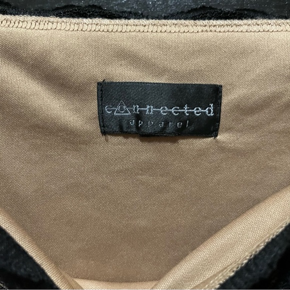 Black Lace Overlay Dress - Picture 5 of 7